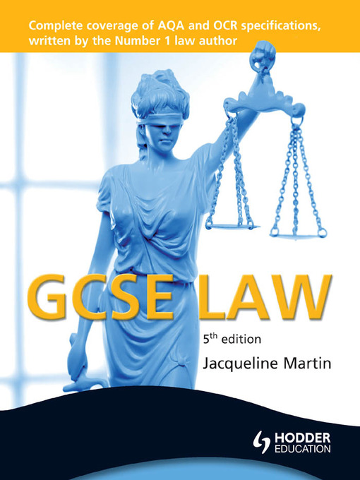 Title details for GCSE Law by Jacqueline Martin - Available